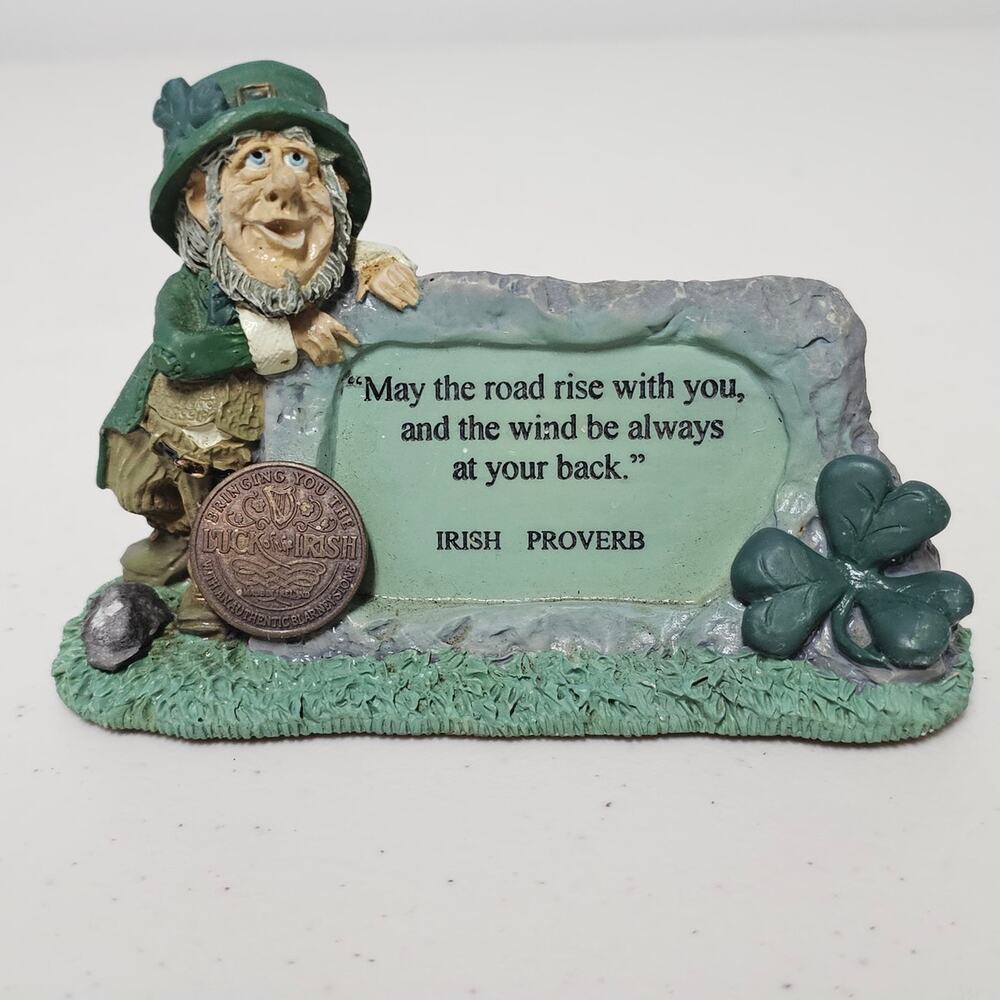 VINTAGE  Finnian's Figurine IRISH Proverb 1997